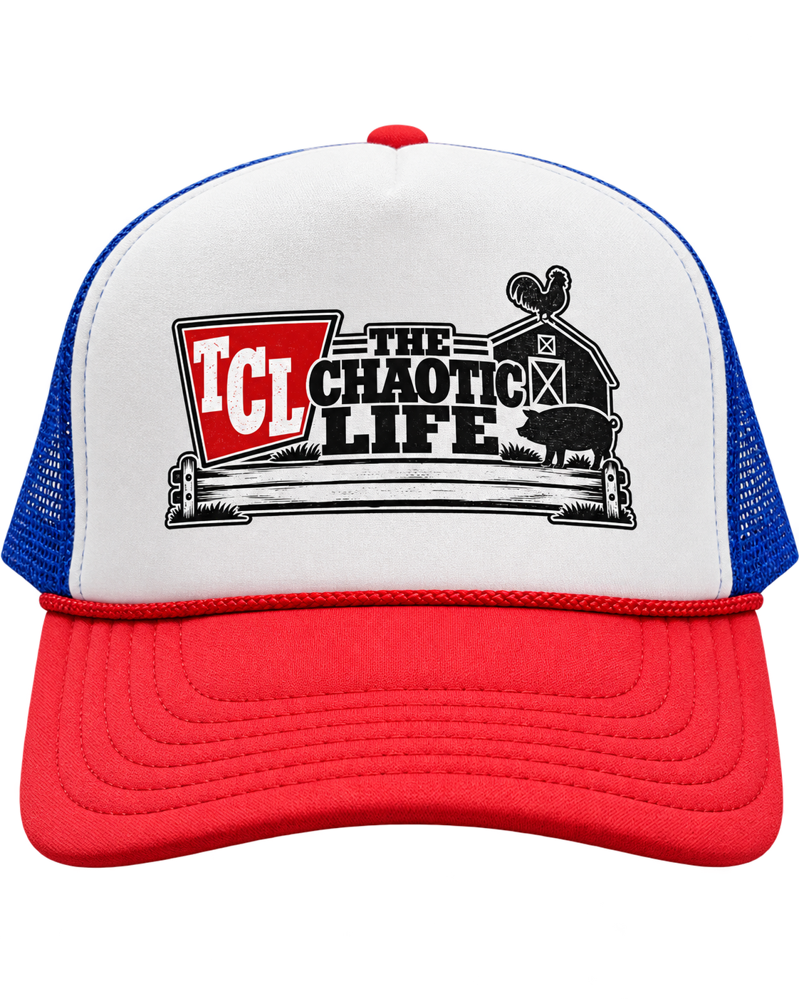Trucker Hat - "The Chaotic Life" Retro Patch Foam Cap